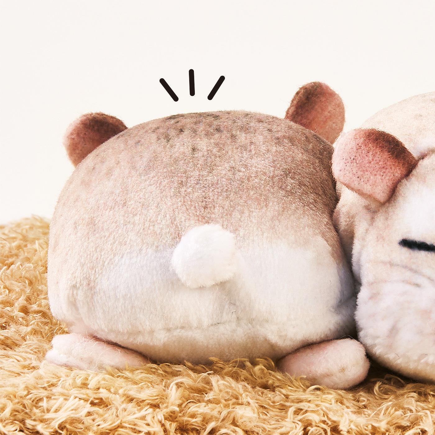 Japanese cute old man plush hamster tissue box cover soft cute five hamster dustproof drop-resistant tissue box cover