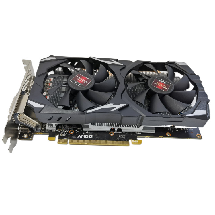 RX580 8GB 2048SPハイビジョンゲームのグラフィックカードのデスクトップはニワトリのゲームのグラフィックカードの外国貿易の越境の電気商を食べます。|undefined