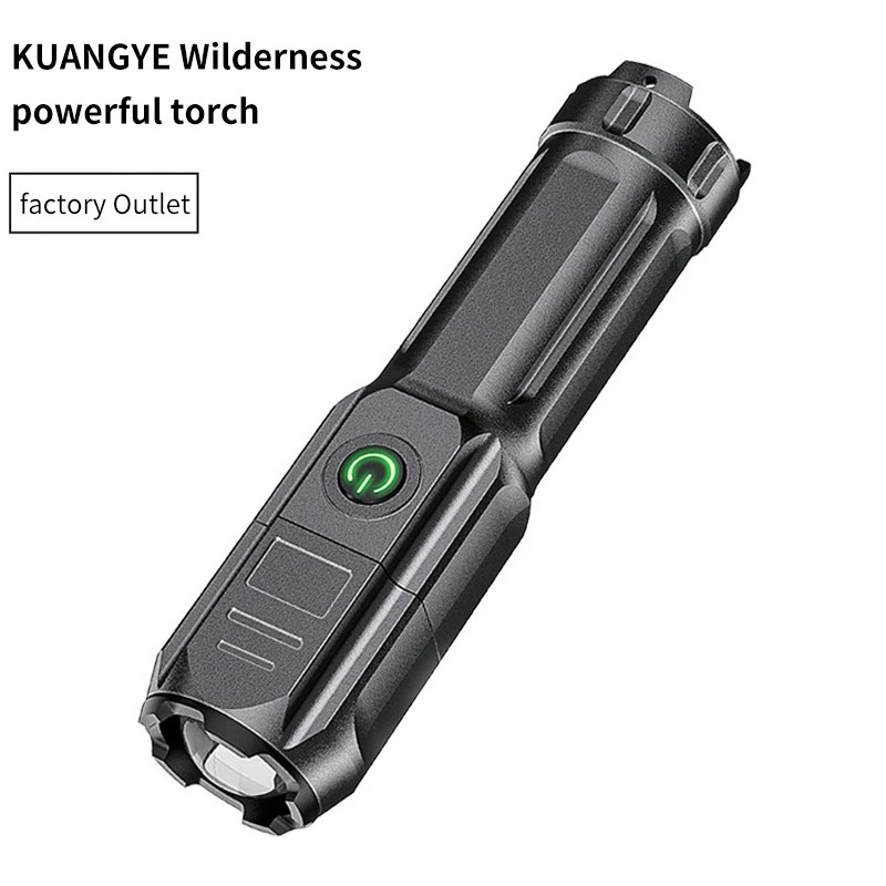 Wilder ABS strong light focusing flashlight outdoor portable home commonly used flashlight distribution hot flashlight
