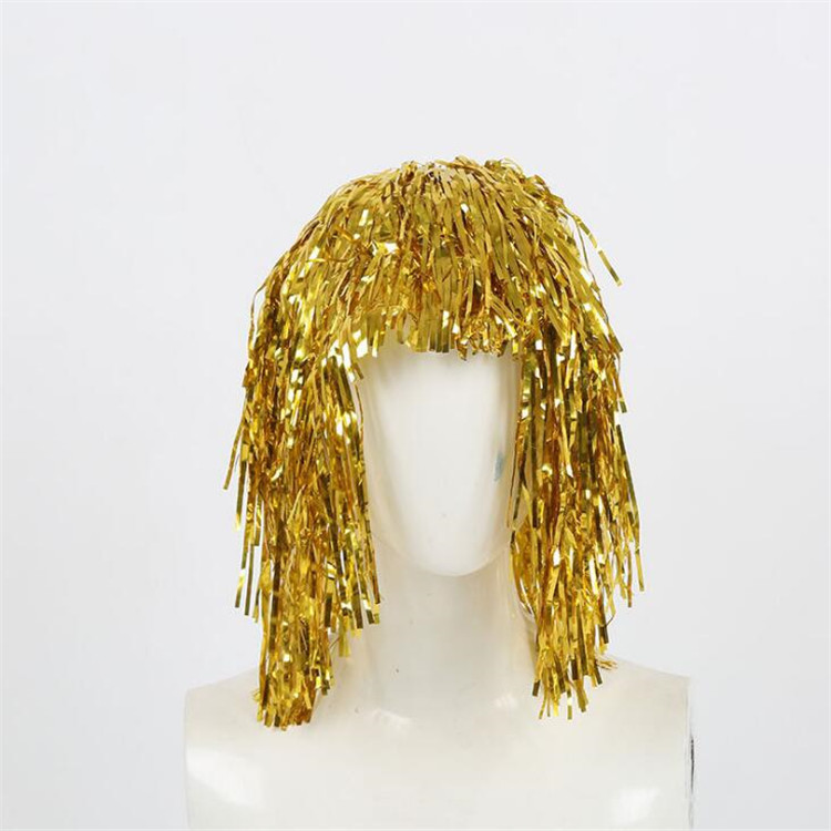 Factory Christmas rain wig flower, pendant, rain hat decoration party decorations wig