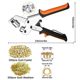 300 sets of golden air eye with mounting pliers set boxed advertising inkjet cloth buckle display rack buttonhole poster photo
