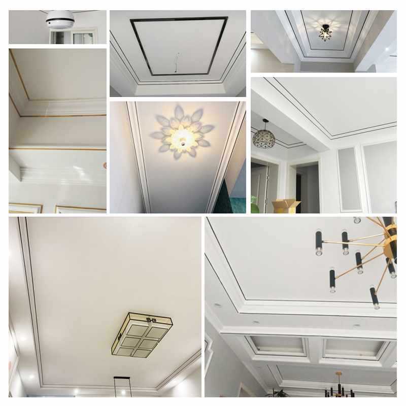 Beauty seam stickers self-adhesive waterproof wall tile decoration beauty edge line gap stickers living room metallic plastic lines