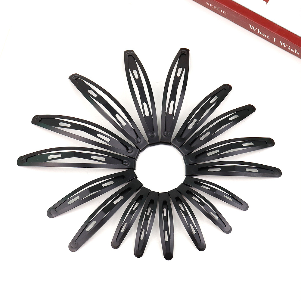 Cross-border hairpin black BB clip pea clip drop clip bangs clip headdress adult hairpin edge clip hair accessories female clip