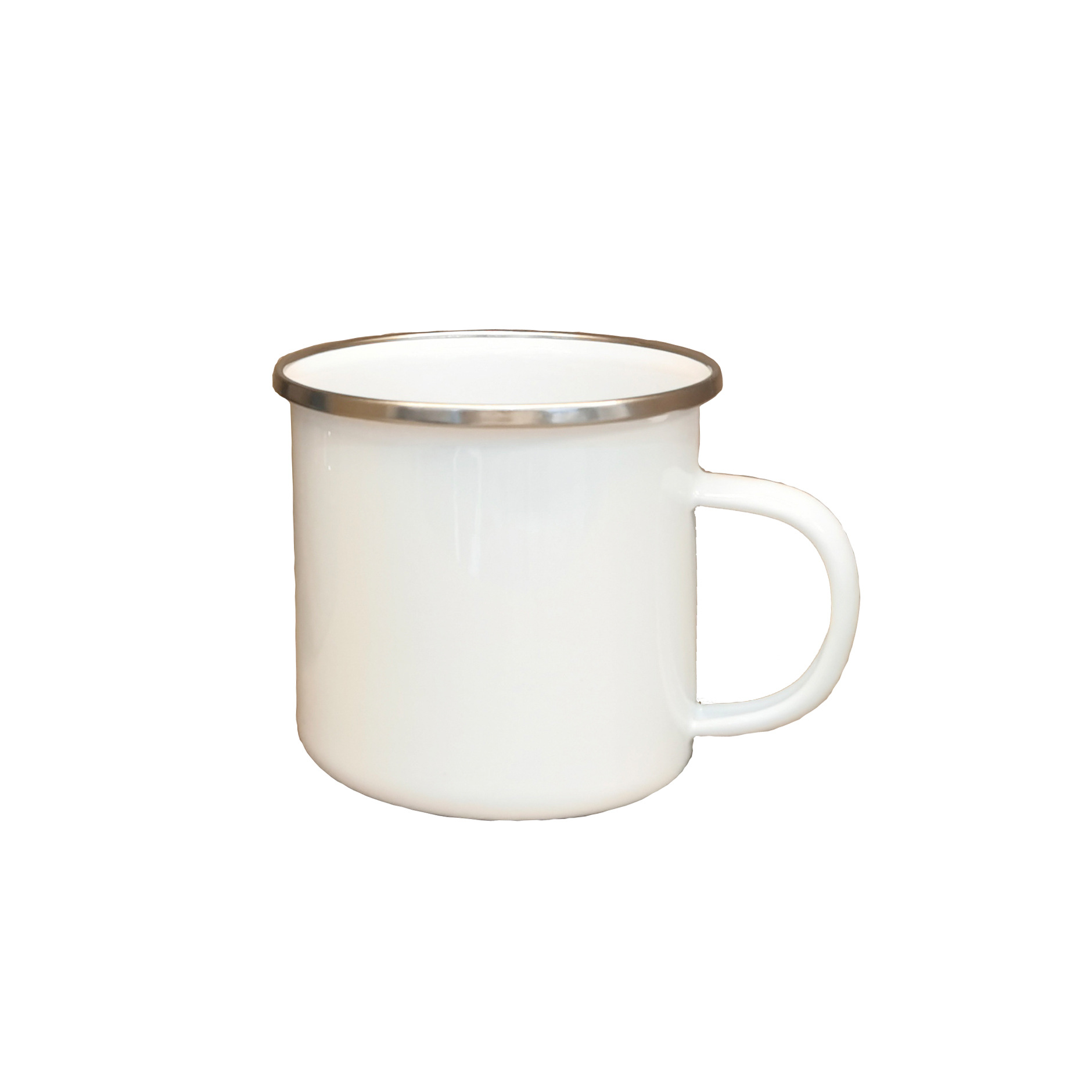 Heat transfer Cup wholesale coated cup white Cup mug DIY Image cup color change Cup wholesale retro enamel cup
