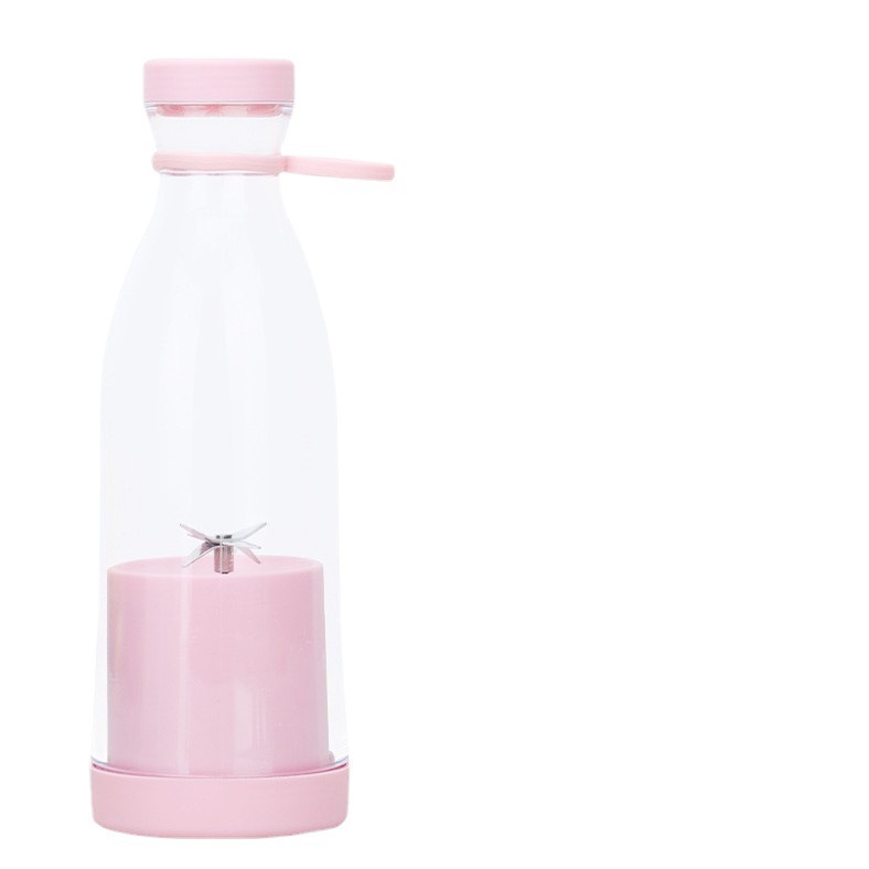 USB wireless charging wine bottle juicing Cup 6 leaf cutter head portable juicer juice cross-border household juicing Cup