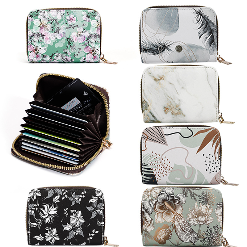 [in stock wholesale] card bag female 2023 new printing 11 card organ storage bag certificate storage bag card clip bag