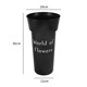 Round flower barrel medium [black] 1; see sku description