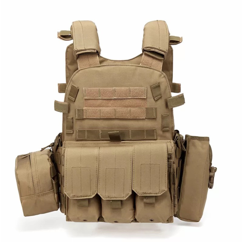 6094 Combination Vest Vest Outdoor COS Tactical Multifunctional MOLLE Expansion Convenient Military Training CS Exercise Suit