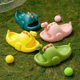 Thick Bottom Snake Neck Dinosaur Parent-Child Slippers Women's Long Neck Dragon Home Cartoon Children's EVA Sandals Shit Feeling Couple Men
