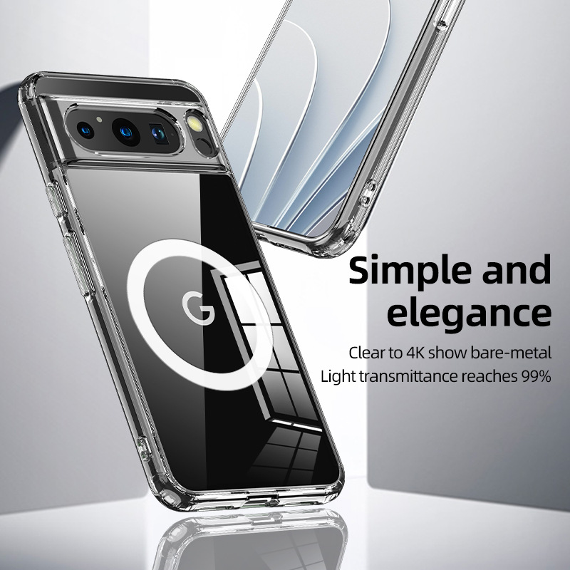 Cross-border applicable Googlepixel10pro mobile phone case magnetic suction drop-proof Google pixel9A all-inclusive protective case