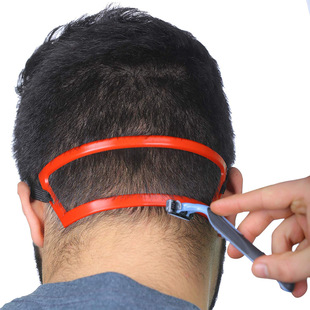 Neck styling device, neck back styling ruler, neck trimming ruler, Neckline guide