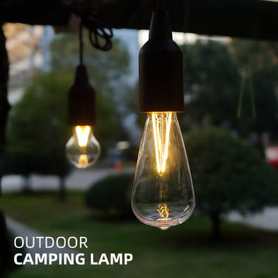 Outdoor portable camping lamp retro lighting LED cable lamp tent lamp Christmas camping ceiling lamp decorative chandelier