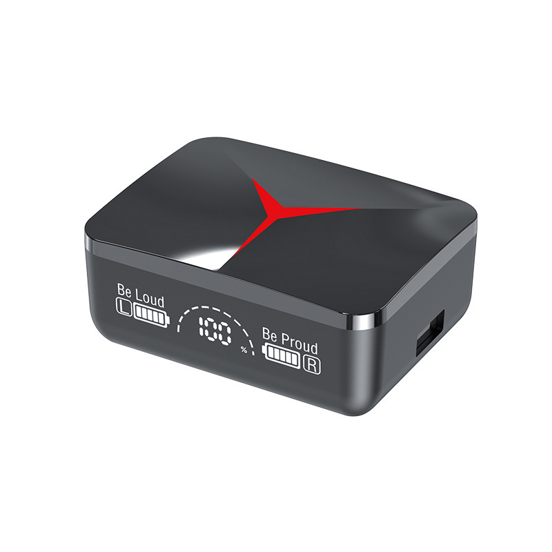 Cross-border New M9-PRO Wireless Bluetooth Headset Slide Digital Display TWS In-ear Hot Selling E-sports Game Headset