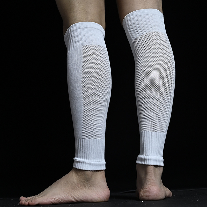 Professional Football Leg Guard Socks No Foot Breathable Board Socks Socks Soccer Sports Wrap Leg Guard Leg Cover