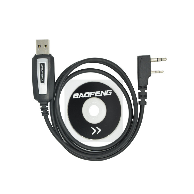 Original baofeng walkie-talkie writing frequency cable baofeng BF-888S BF-UV5R walkie-talkie USB data cable wholesale