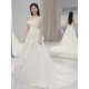 Light Wedding Dress 2024 New Bride Tube-length Simple Out-door Yarn Slimming Main Yarn Travel Shot Welcome Yarn Small Tail to the Floor