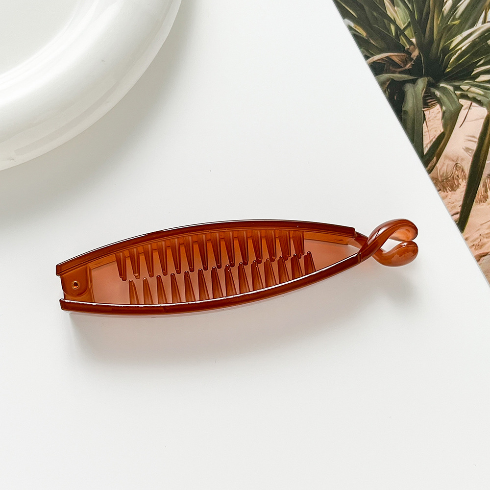 Accessori per capelli con molletta a banana color gelatina, volume per capelli, molletta multi-torsione, grande molletta verticale, semplice molletta per coda di cavallo, molletta per la parte superiore con una sola parola_voghion.com