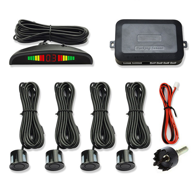 Kaiqisheng car parking Reversing Radar Universal 4 probe Reversing Radar Crescent buzzer sensor