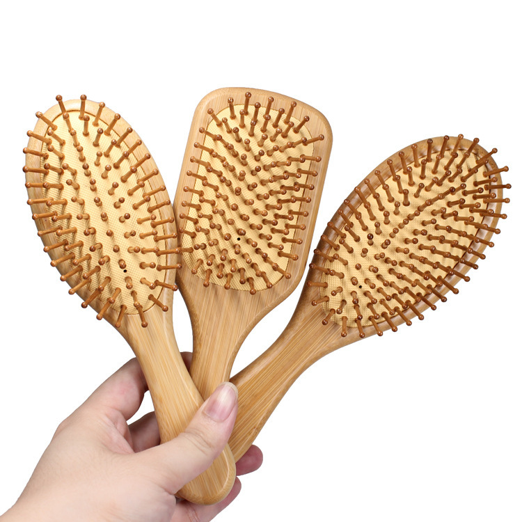 Factory in stock wholesale bamboo cost-effective hair cushion comb hair skin health comfort massage high rebound airbag comb
