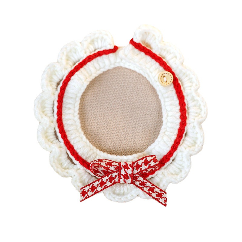 Hand-woven cat collar kitten dog scarf necklace cat collar saliva towel accessories pet collar wholesale