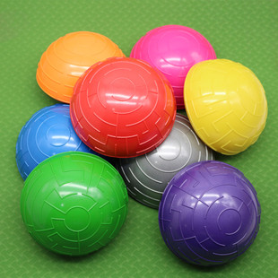 New product children's sensory training cross-river stone fun maze semicircle ball suit yoga mini wave ball