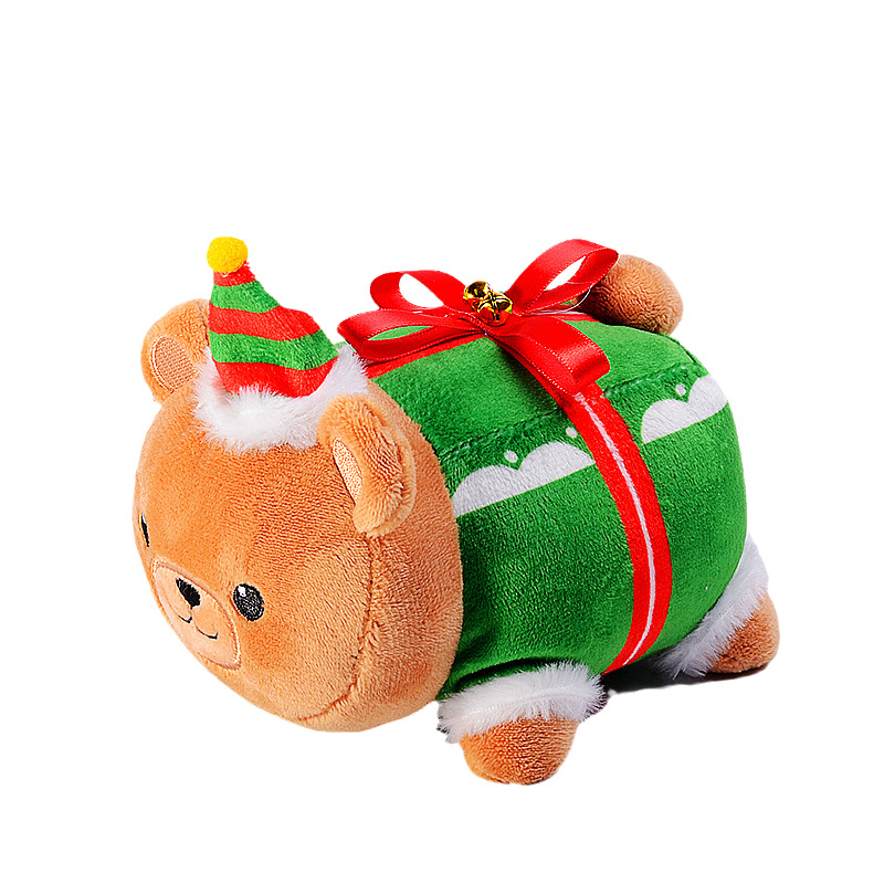 Cross border Christmas bear plush toy doll Doll Doll Girl Toy New Year gift factory wholesale