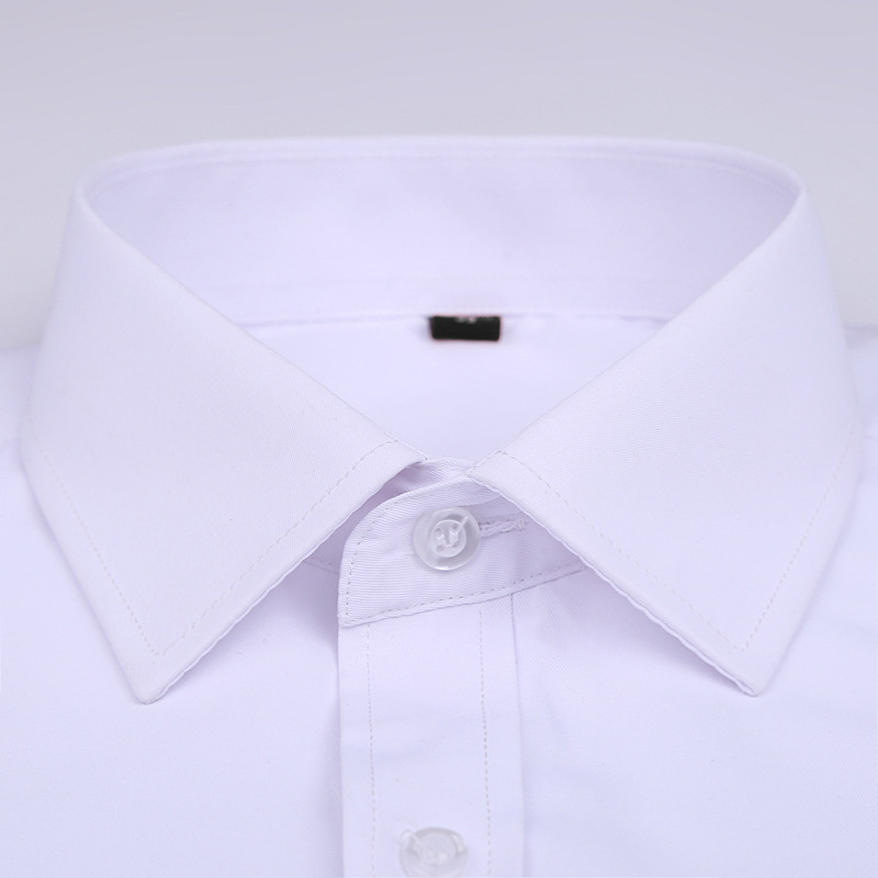 Grey Business Shirt Men's Casual Work Shirt Men's Long Sleeve Fashionable Slim Fit High-end Men's Shirt Wholesale