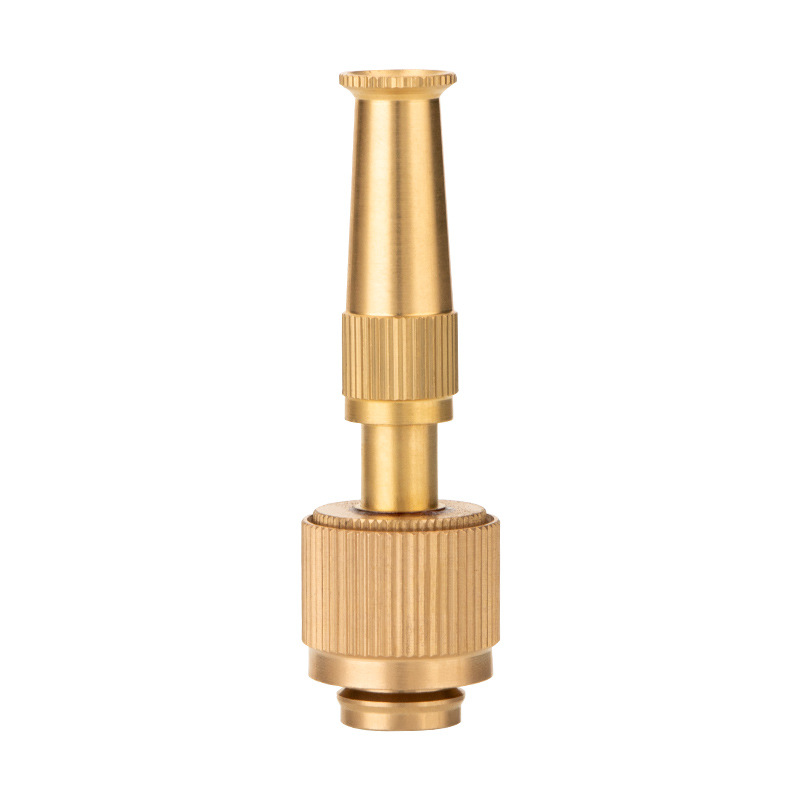 Factory Portable High Pressure Household Car Washing Water Gun Pagoda Copper Straight Water Gun Car Washing Cleaning Watering Water Gun Set