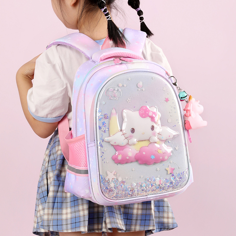 New children's bag cartoon schoolbag fashion printed children's bag large capacity kindergarten backpack wholesale