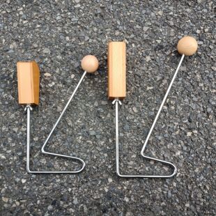 Round ball Clapper vibrator Orff instrument percussion instrument