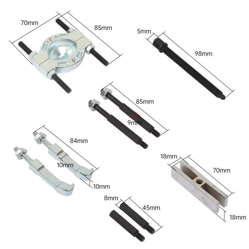 9-piece gearbox bearing disassembly tool horse puller bearing puller extractor Peilin disassembly tool