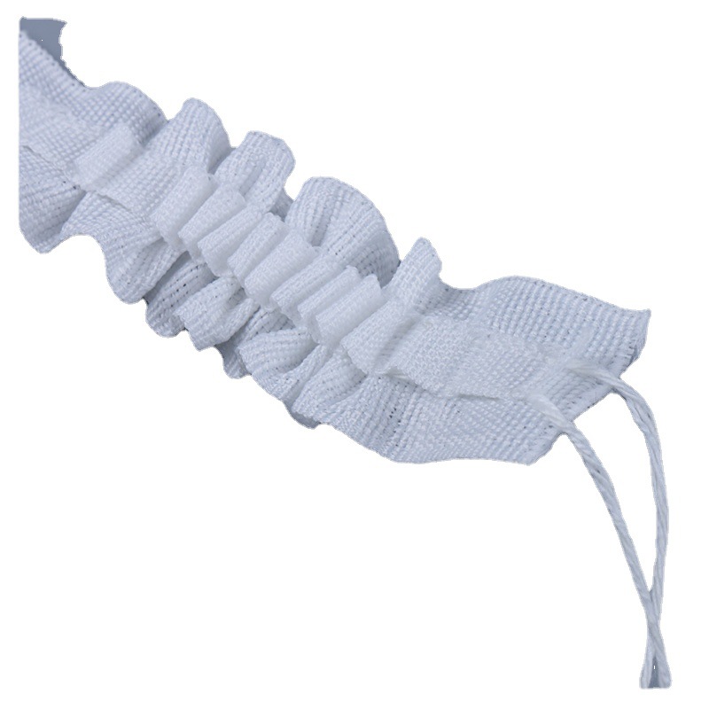 Factory supply curtain head shading cloth 2-wire draw belt (80 m) window screen Korean pleated cloth belt spot