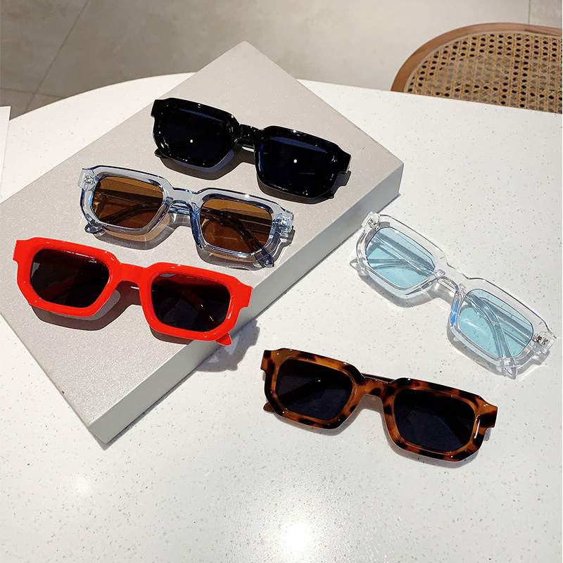 Square Small Frame Sunglasses European and American Retro 2024 New Simple High Sense Fashion Sunglasses Women Sunglasses
