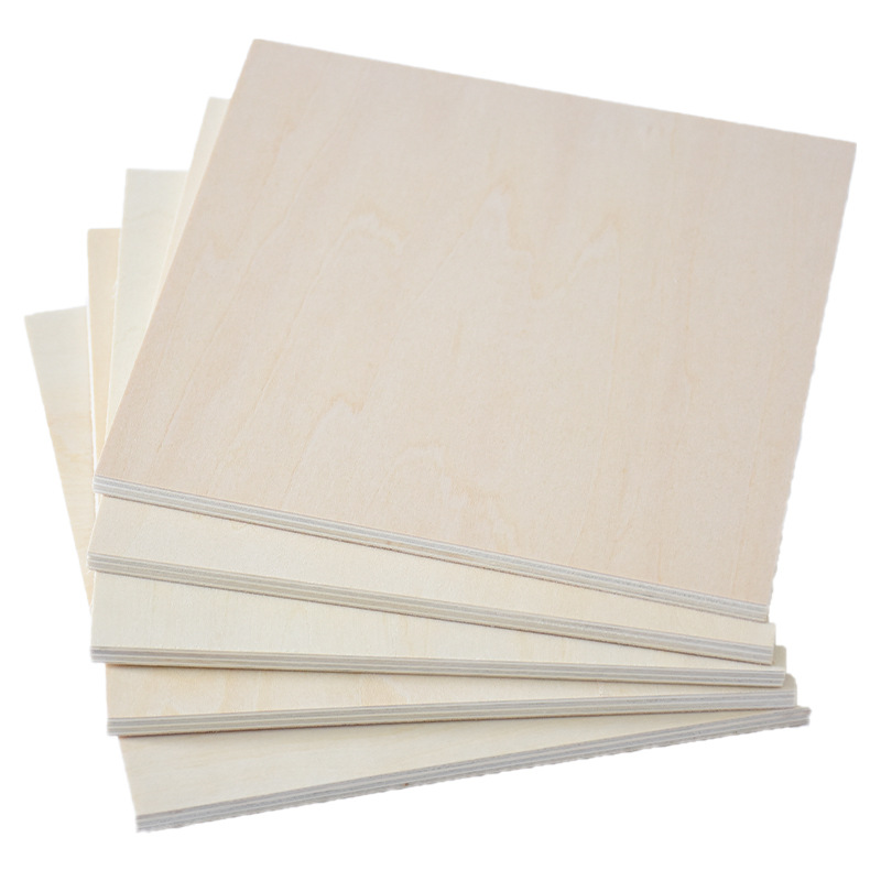 Basswood laminate plywood DIY handmade model making laser carving splicing toy wood board painting decorative board