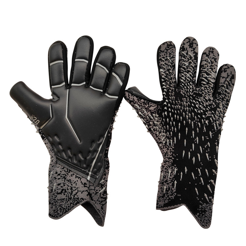 Spot non-standard professional latex waterproof non-slip gloves adult children goalkeeper training football goalkeeper gloves