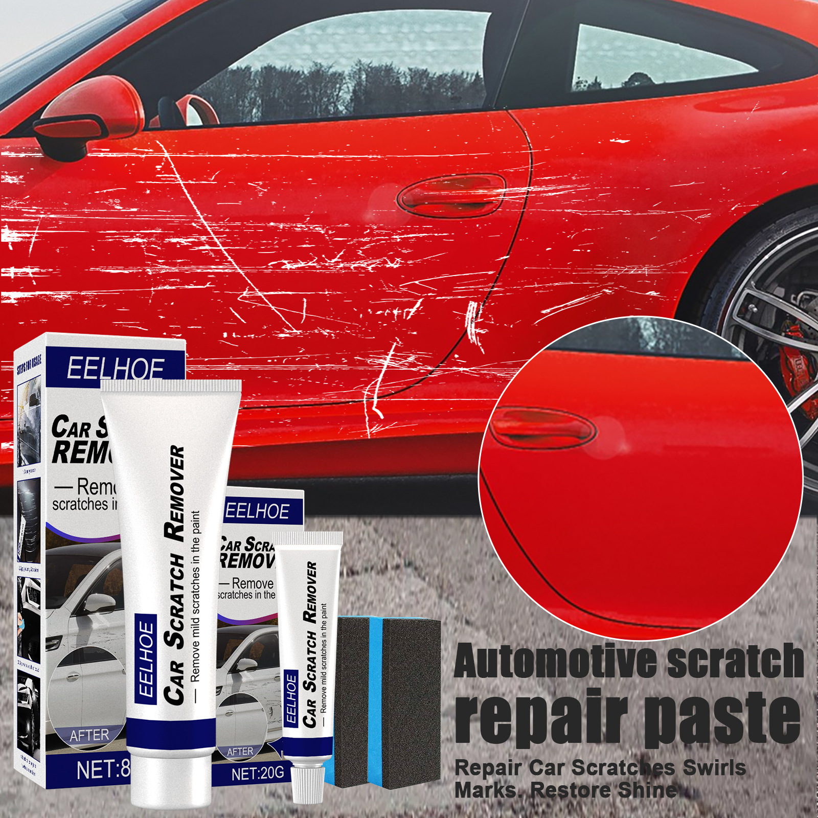 EELHOE paint car Mark repair abrasive car scratch repair wax car polishing wax repair paint repair agent