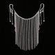 Face Curtain Antique Face Covering Veil Tassel Hanging Ears Hanfu Ancient Dress Headwear Face Covering Full Set of Jewelry Super Fairy Accessories