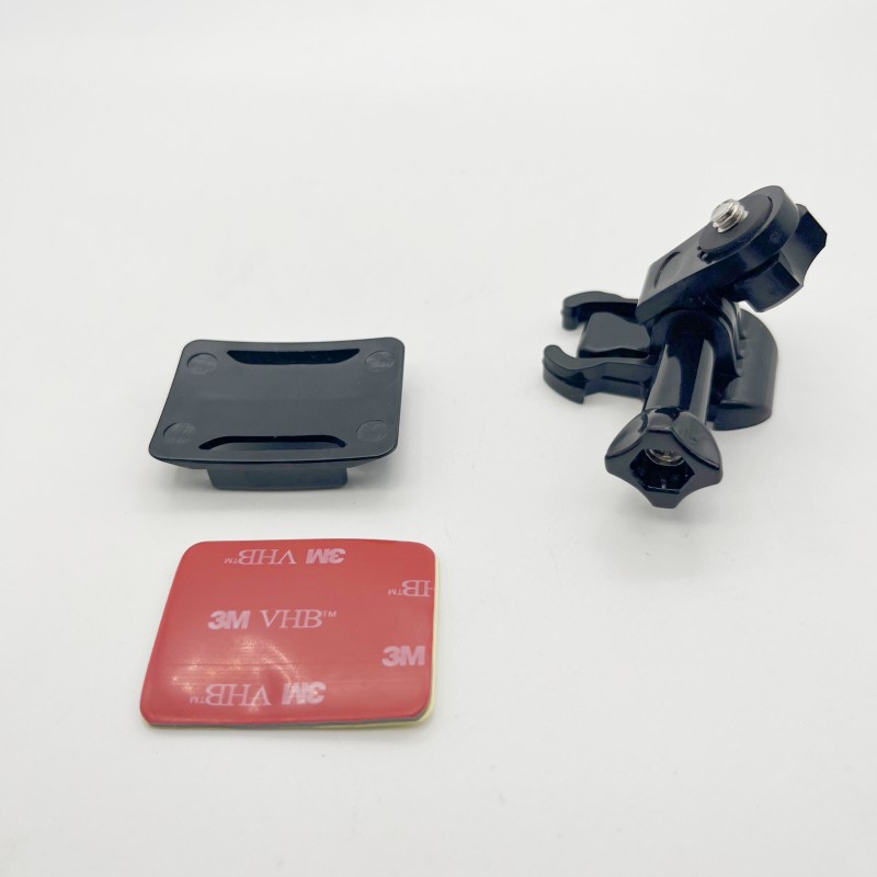 Helmet Mobile Phone Shooting Bracket Motorcycle Riding Fixed Base Accessories Horizontal and Vertical Photograph Rotating Mobile Phone Clip