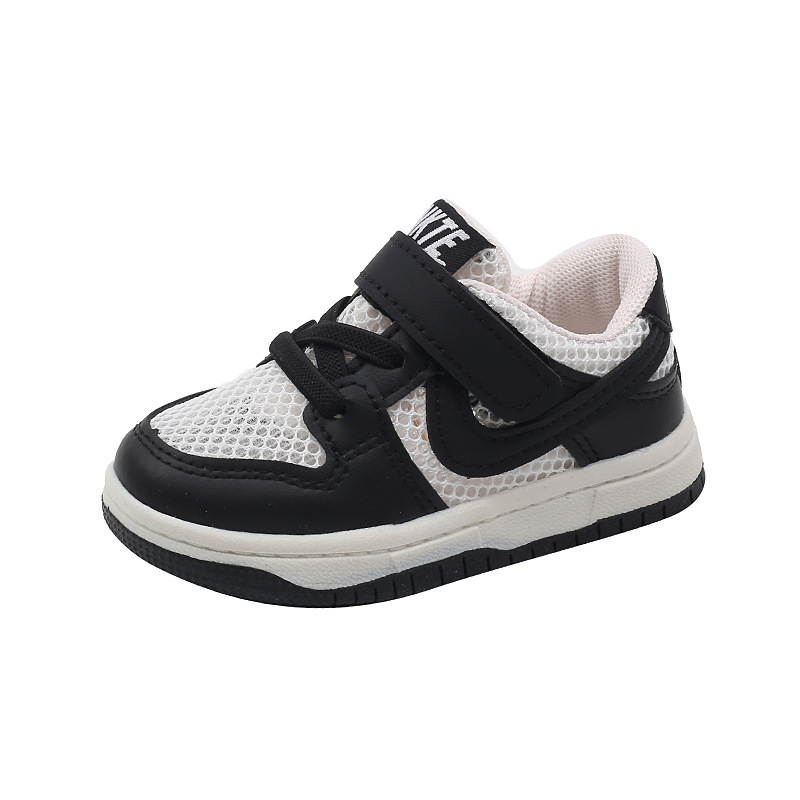 Children's Sneakers Sneakers Boys and Girls Baby Toddler Shoes Baby Shoes Spring and Summer Hollow Single Mesh Sandals Sneakers Panda Shoes