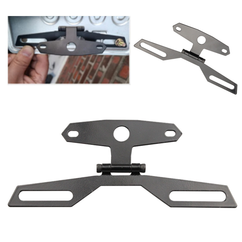 Motorcycle accessories modified taillight license plate bracket ATV off-road vehicle fixed folding license plate lighting taillight bracket