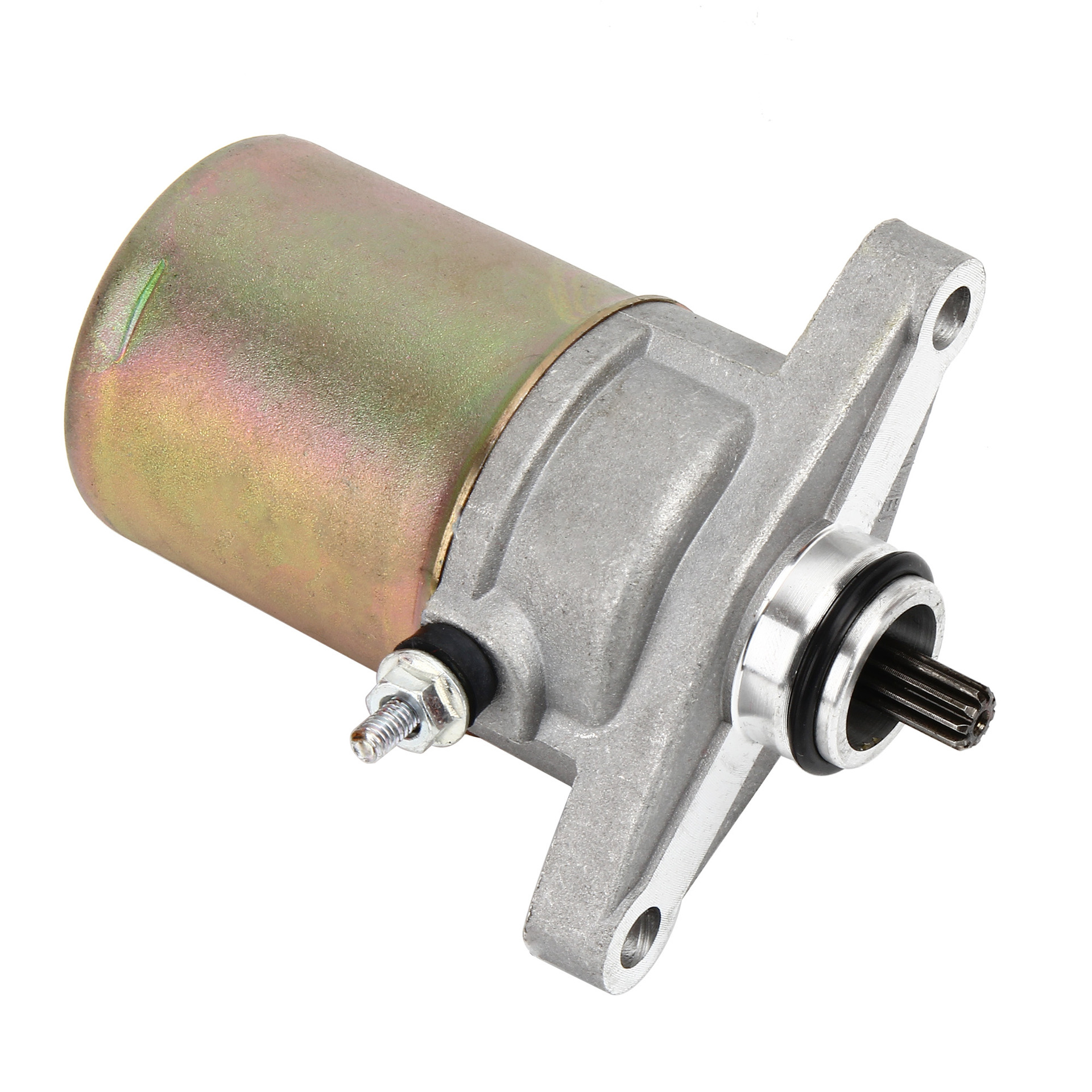 Cross-border scooter GY6 accessories GY6 50 80cc starter motor starter motor 10 teeth with line Motor 4 Punch