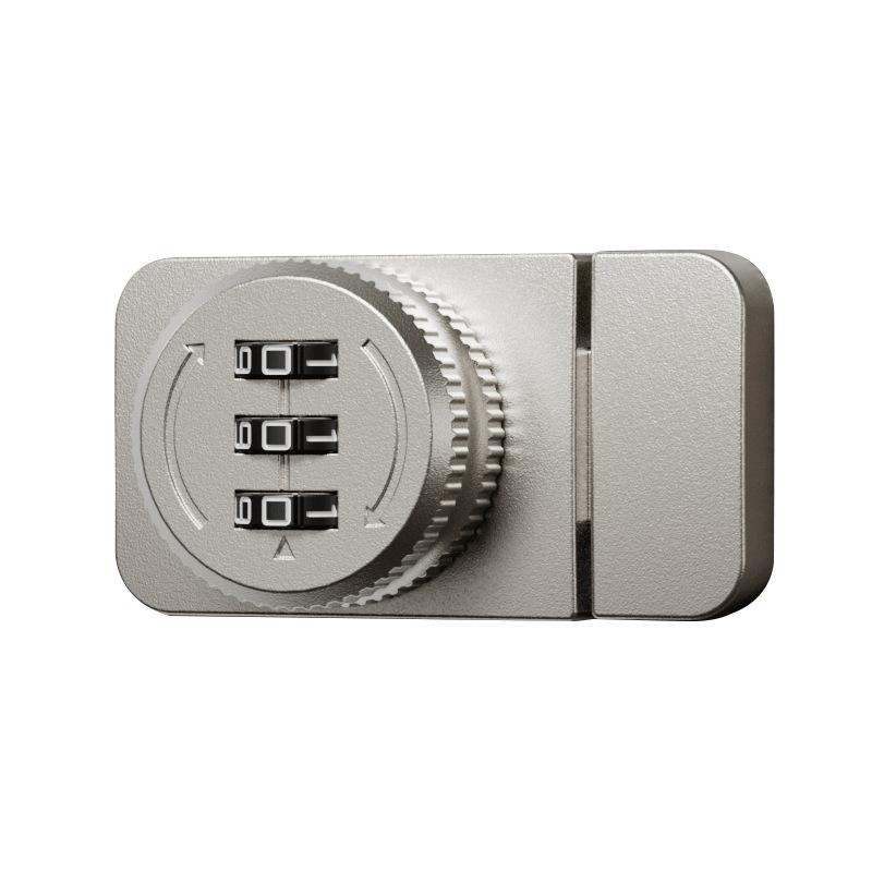 Punch-Free Anti-Theft Code Latch Cabinet Door Lock Cabinet Lock Shoe Cabinet Drawer Furniture Single Door Lock Buckle Wardrobe Lock