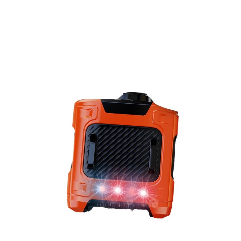 New cross-border waist hanging portable portable small air conditioner outdoor construction site camping flashlight long endurance waist hanging fan
