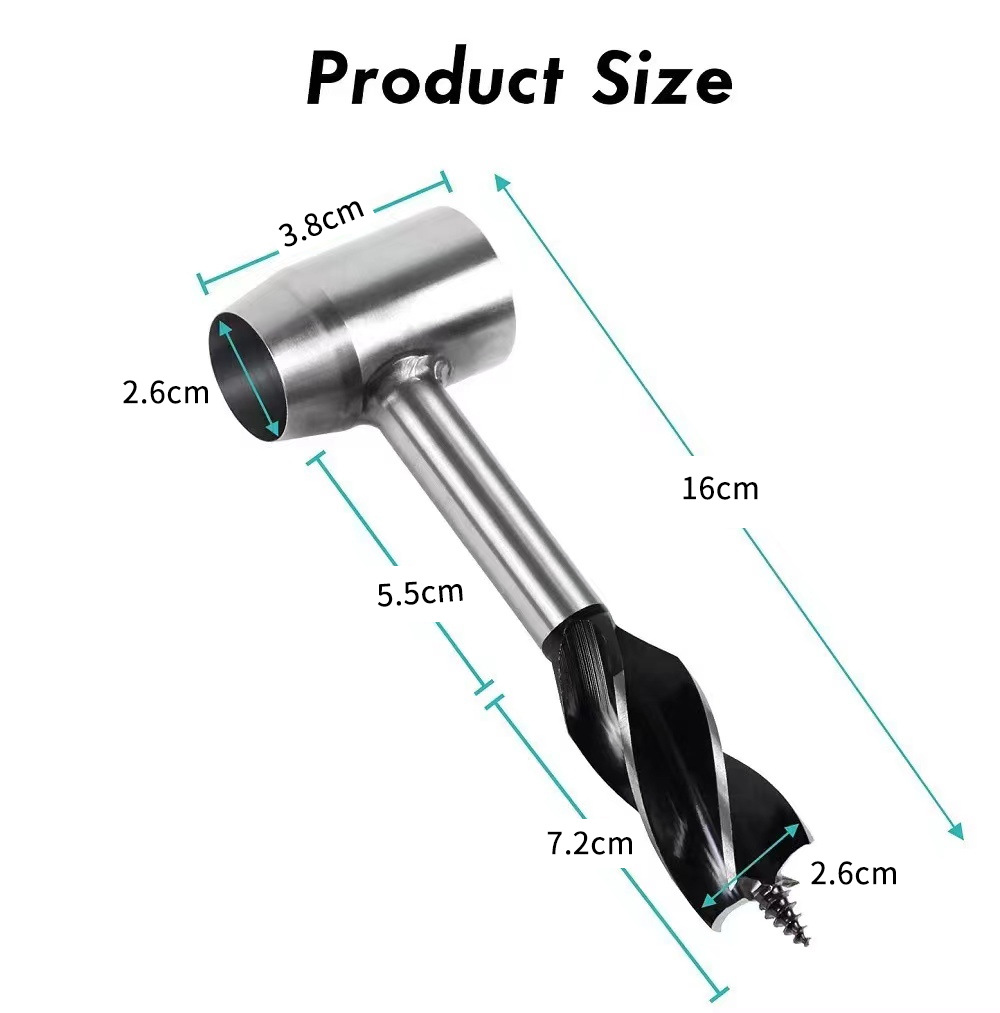 Woodworking manual drill woodworking hand drill outdoor survival drill hand twist drill multi-purpose drill