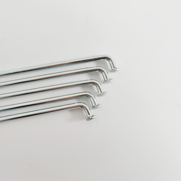 No. 12 electric car spokes 12G electric bicycle spokes bicycle steel wire 2.5mm baby carriage strip carbon steel silver