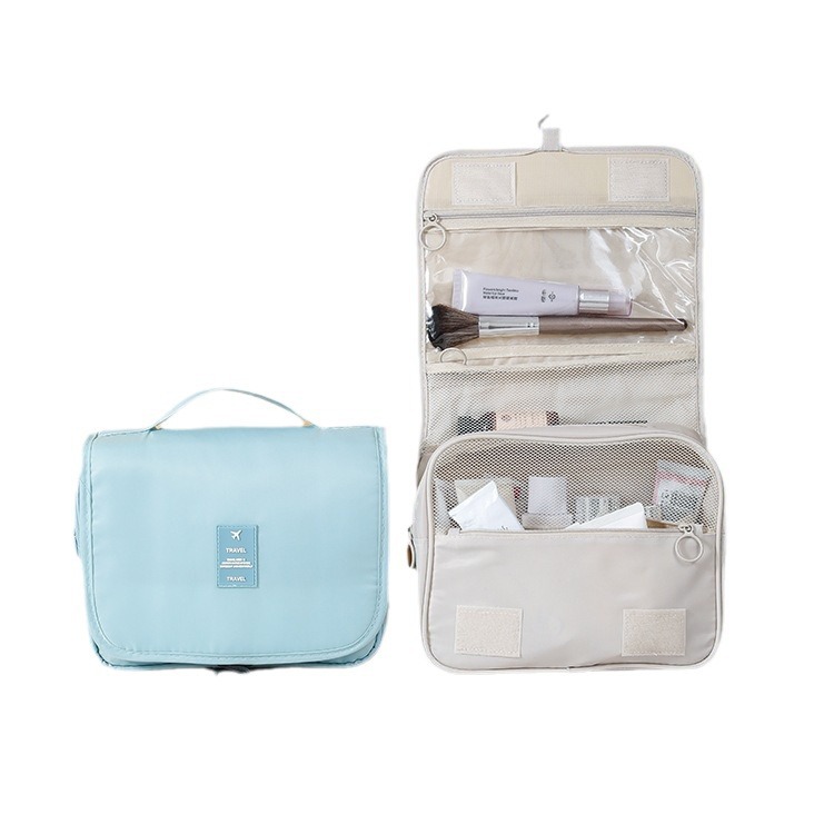 Travel hook wash bag wholesale wash cosmetic bag portable large capacity Men's washing and protection wet and dry separation portable