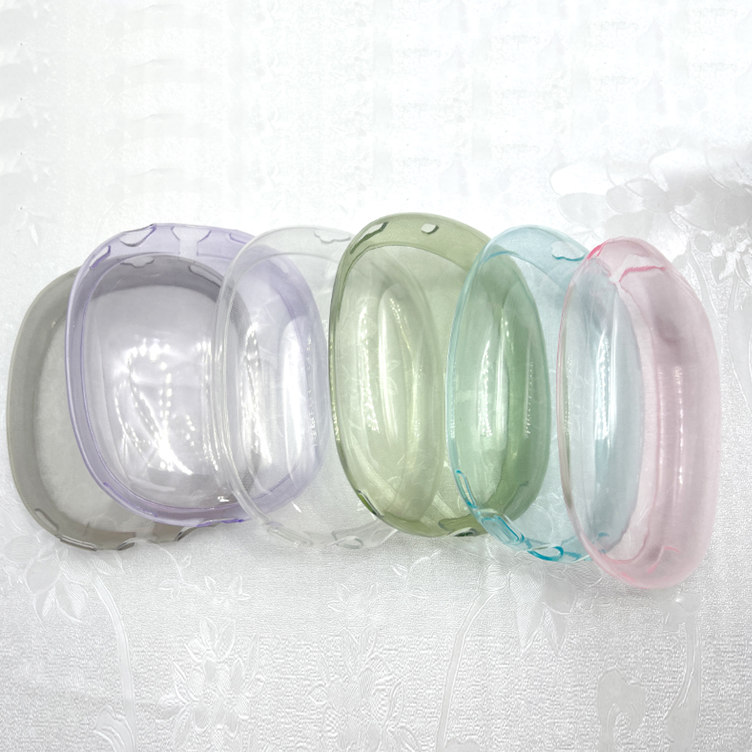 Applicable to Apple air pods max Bluetooth wireless headset transparent soft shell headset transparent protective cover