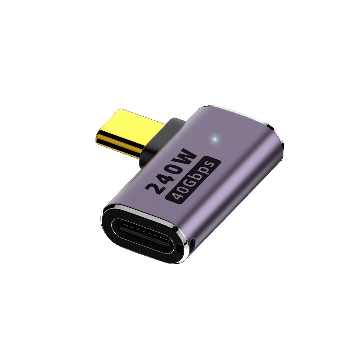 Spot factory mobile phone laptop USB 4 240W adapter PD fast charging elbow Type-C adapter