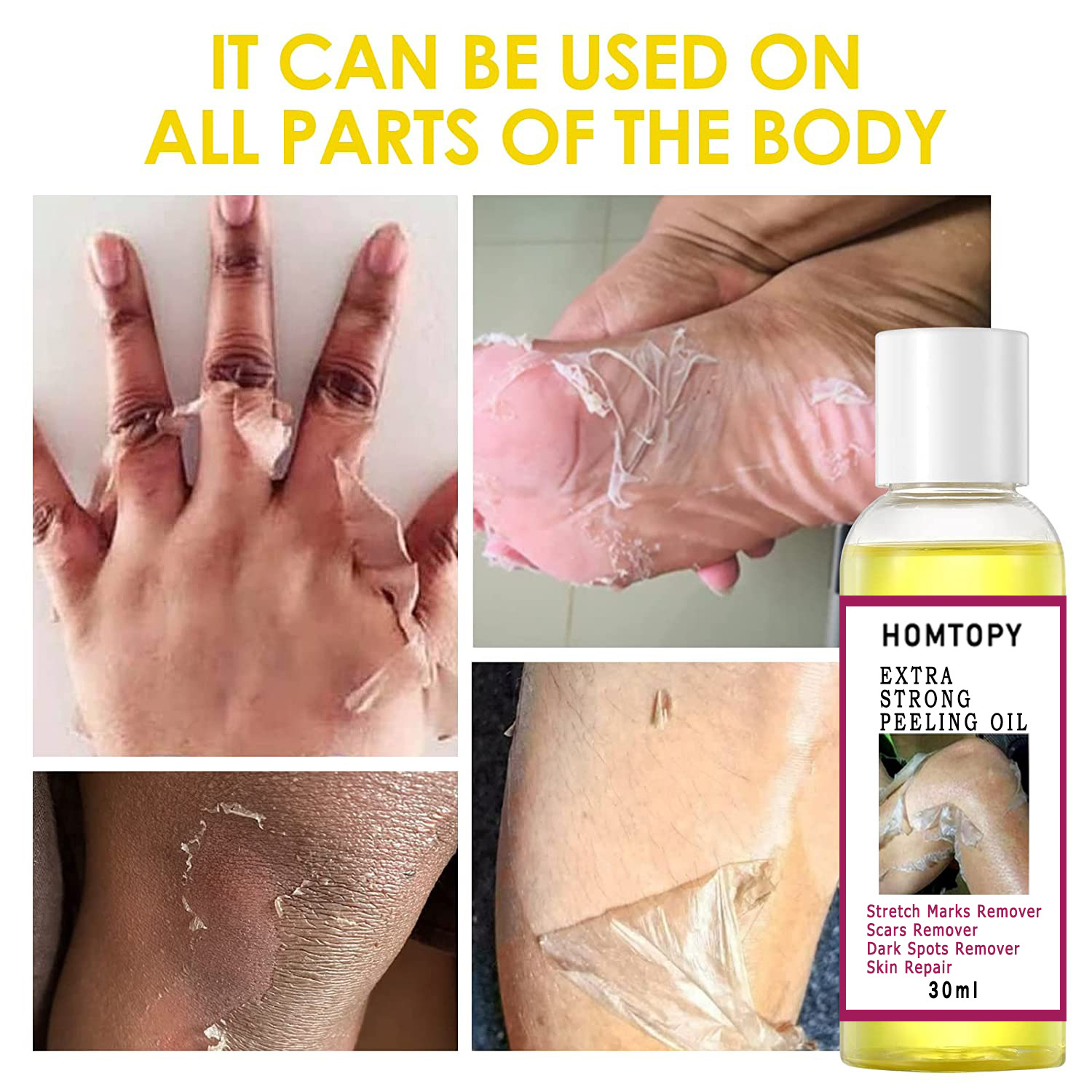 yellow peeling oil cross-border yellow skin oil Exfoliating Deep Cleansing section exfoliating dead skin yellow skin oil