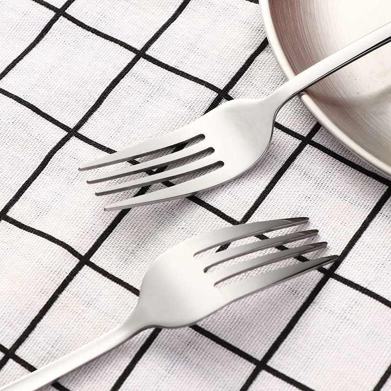 Outdoor travel stainless steel tableware camping picnic barbecue plate clip steak knife, fork and spoon suit portable storage bag